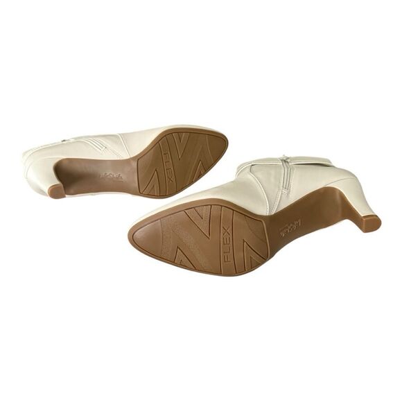 Life Stride Guild 2 Bone Cream Ankle Boots  Kitten Heel Women’s Size 11 M - Picture 5 of 9